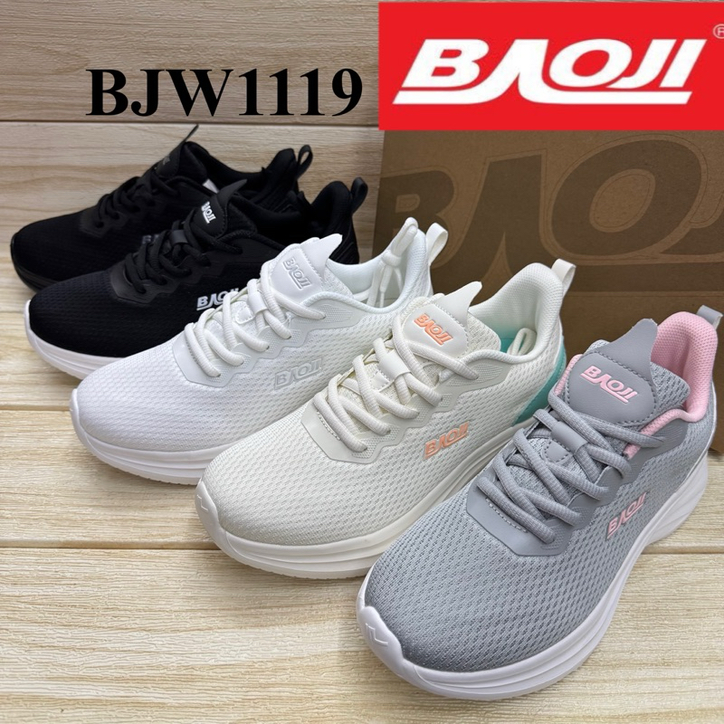 Baoji BJW 1119 รองเท้าผ้าใบ รองเท้าสนึกเกอร์ บาโอจิ 37-41 นุ่ม ใส่สบาย ซล
