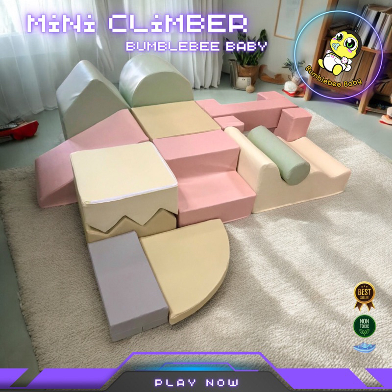 ชุดปีนป่าย Mini Climber ของเล่นเสริมสร้างพัฒนาการ soft play (BUMBLEBEE BABY) - รูปที่ 3