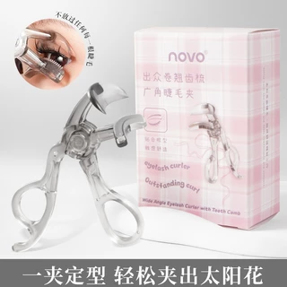 6786 (ใหม่/แท้) NOVO ที่ดัดขนตา แบบมุมโค้งก้วาง ใช้งานง่าย ขนตาเด้งสวยเรียงเส้น Eyelash curler