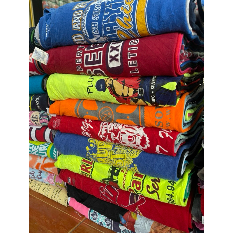 เสื้อยืดมือสอง USAคละ3ตัว/แพ็คสภาพAพร้อมใช้งาน