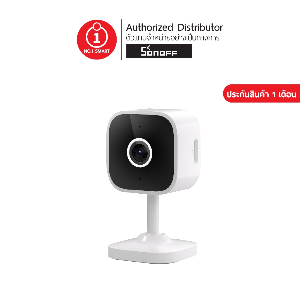 Sonoff CAM-S2 กล้องรักษาความปลอดภัยอัจฉริยะ 1080P Human & Motion Detection Night Vision  ไม่รวม adaptor