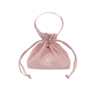[สินค้าสมนาคุณ งดจำหน่าย] 3CE ทรีซีอี กระเป๋าเชือกรูด สีชมพู