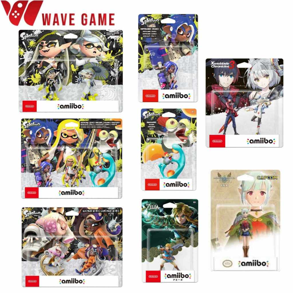nintendo switch amiibo splatoon / xenoblade