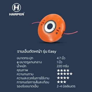 Harper จานเอ็นตัดหญ้า Manual G310X (HPA001)