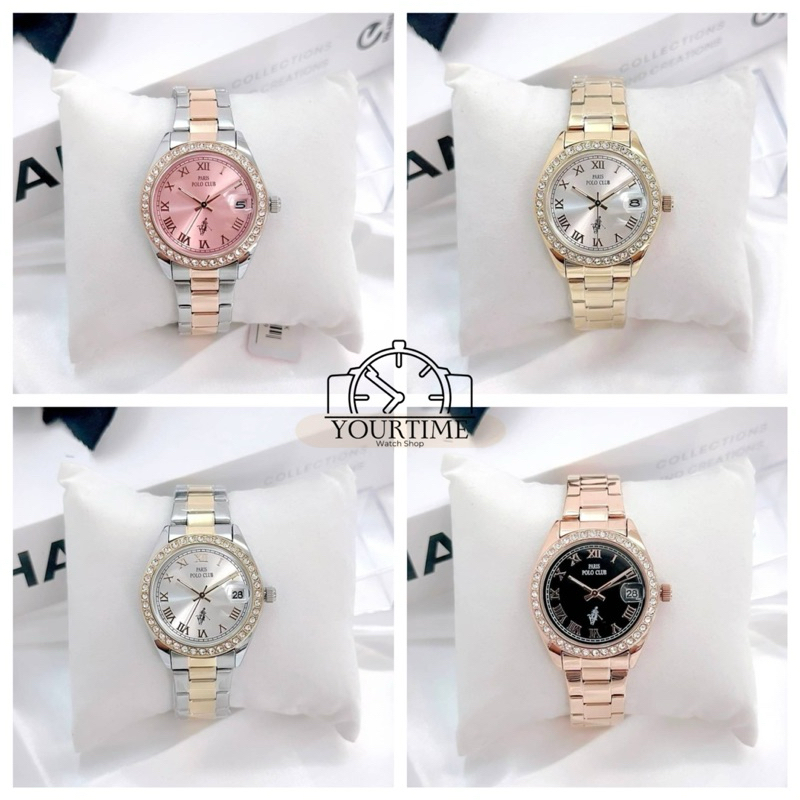 Polo Club Watch รุ่น PPC-230203 นาฬิกาข้อมือผู้กญิง แท้ 💯💖💖 ประกัน 1 ปี