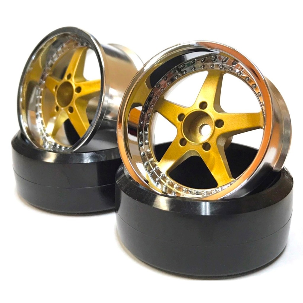 LAB Work Equip Wheel Deep Rim Offset 8 Gold Edition ครบชุด4วง (Gold/Chrome) – LW-0108GE