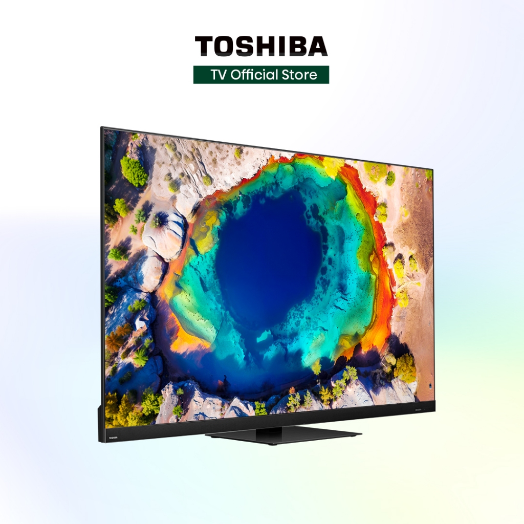 Toshiba TV 55Z870NP ทีวี 55 นิ้ว Mini-LED 144Hz 4K Ultra HD HDR10+ Far Field Voice control smart TV