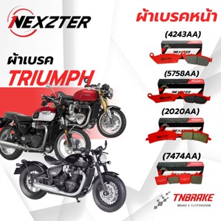 Nexzter ผ้าเบรคหน้า-หลัง Triumph Daytona Bonneville Street T…
