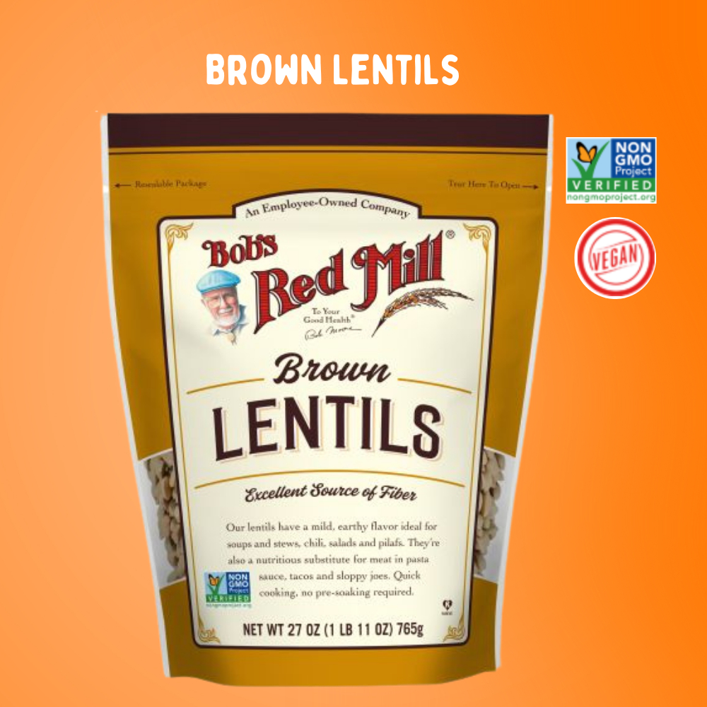 Bob's Red Mill Brown Lentils 765g |  ถั่วเลนทิลสีน้ำตาล | Sunshine Market