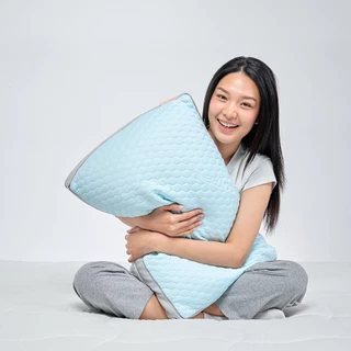[Free ไส้หมอนรีฟิล] Ergotrend รุ่นSOFTPLUS gen2 หมอนเย็นเมมโมรี่โฟม ปรับสูง.ต่ำ.นุ่ม.เย็นได้
