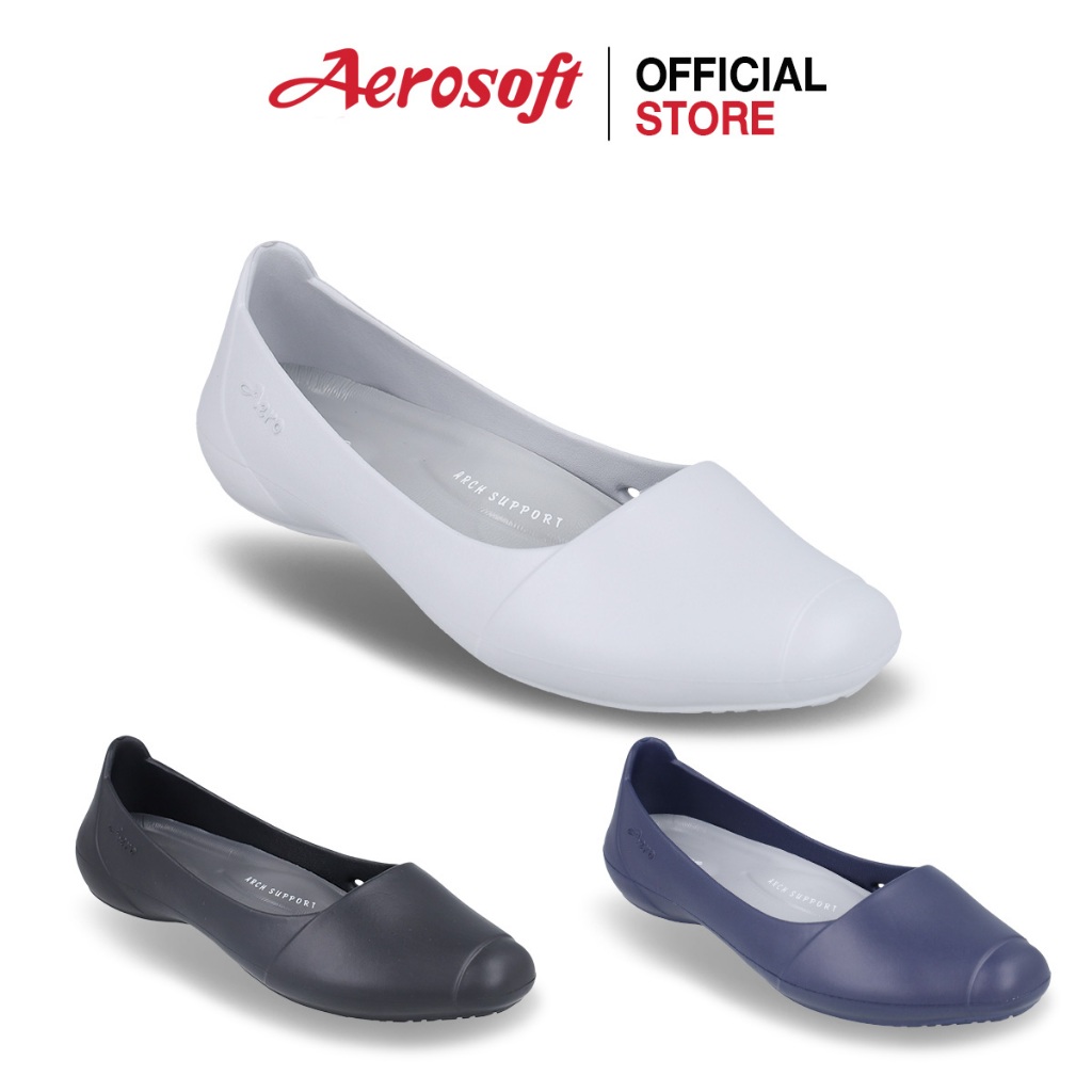 Aerosoft (แอโร่ซอฟ) รองเท้าคัทชูแบบสวม รุ่น W2880
