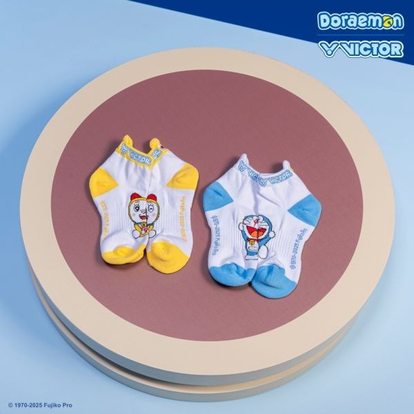 Victor X Doraemon ถุงเท้าแบดมินตัน SK515DRM