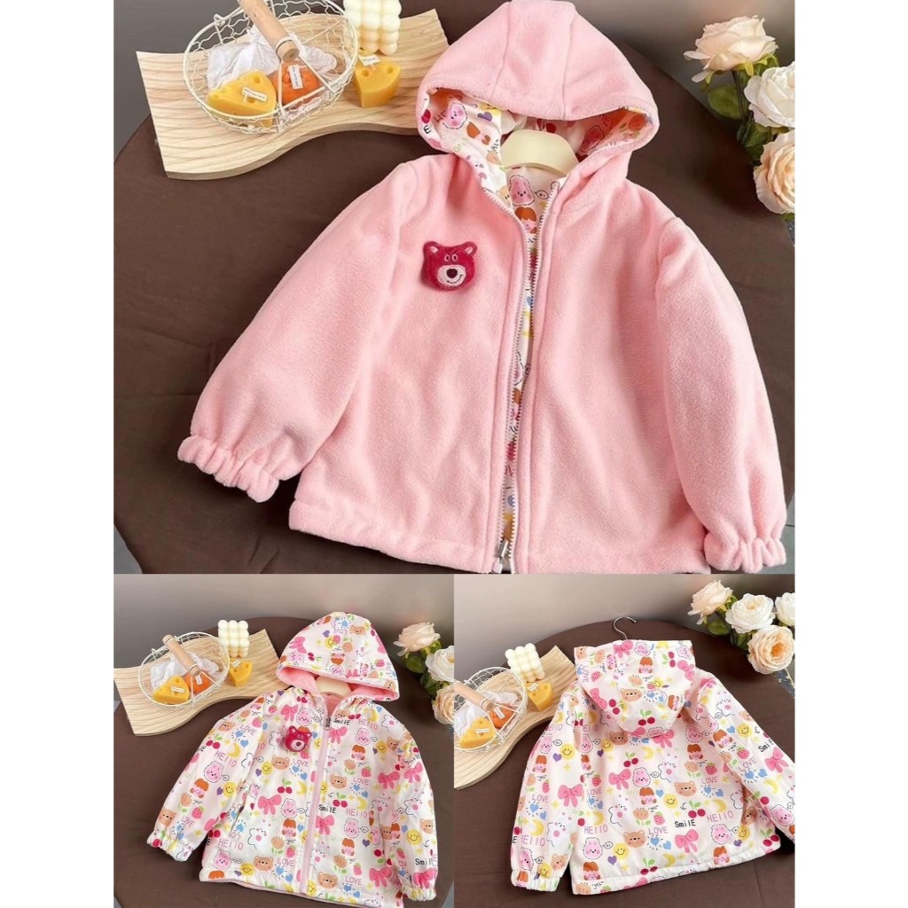 PANG KIDS เสื้อแขนยาวเด็ก Lotso ใส่ได้ 2 ด้าน N0583