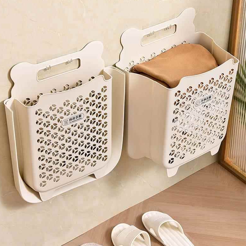 [พร้อมส่ง] ตะกร้าผ้ามีฝาปิด ตะกร้าอเนกประสงค์ ตะกร้าผ้าพลาสติกclothes basketความจุสูง จัดเก็บเสื้อผ้า