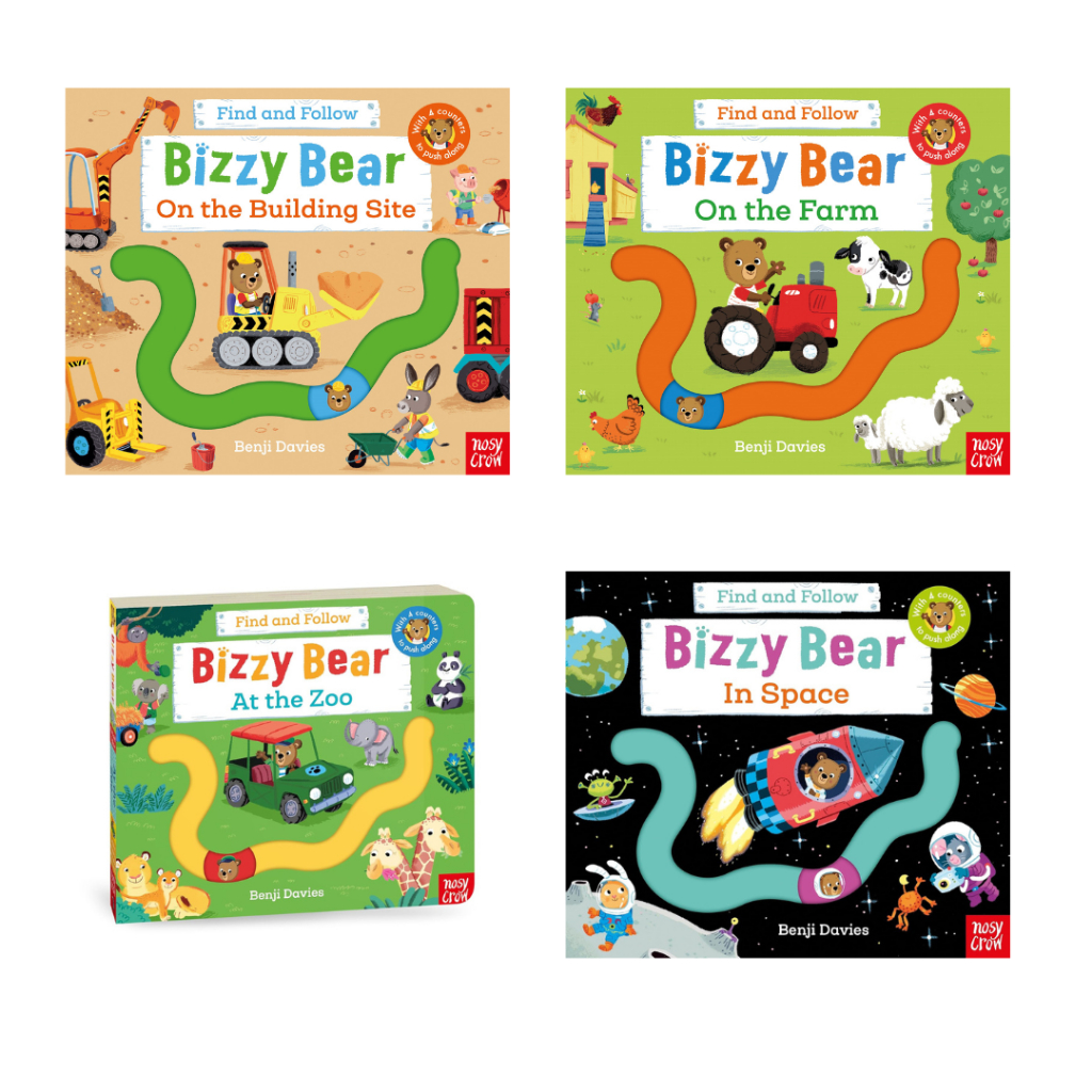 Nosy Crow: Bizzy Bear Find and Follow Series