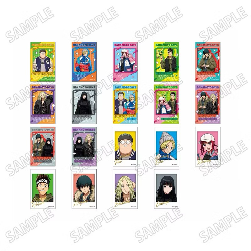 [พร้อมส่งจากไทย]Sakamoto Days JF25 Mini Photo Card แบบระบุตัวละคร