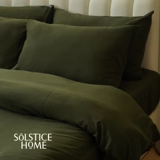 ปลอกหมอน ปลอกหมอนข้าง สีพื้น Solstice Home ผ้าฝ้าย Plain Cotton - มินิมอล ทำจากผ้าฝ้าย 100%