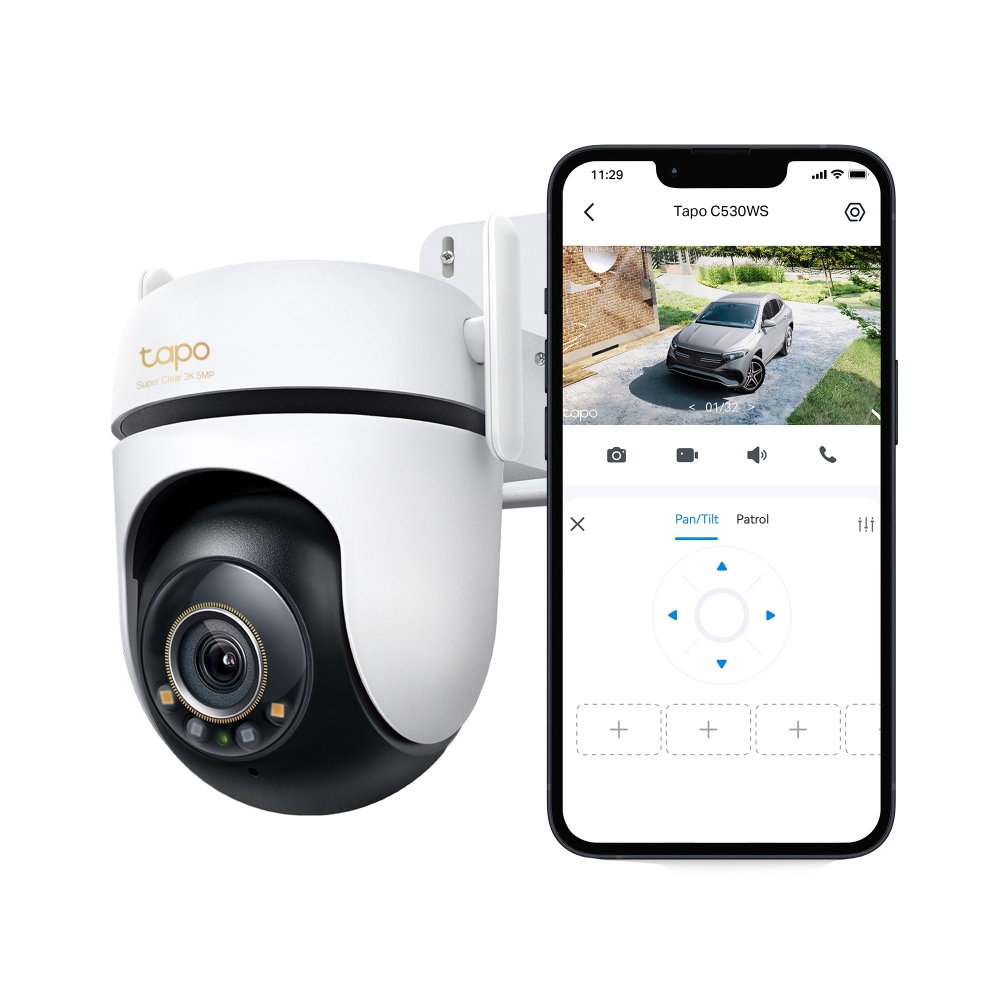 TP-Link ⚡️กล้องไวไฟ⚡️Tapo C530WS Outdoor Pan/Tilt Security Wi-Fi Camera กล้องความคมชัด 5 ล้านพิกเซล - รูปที่ 3