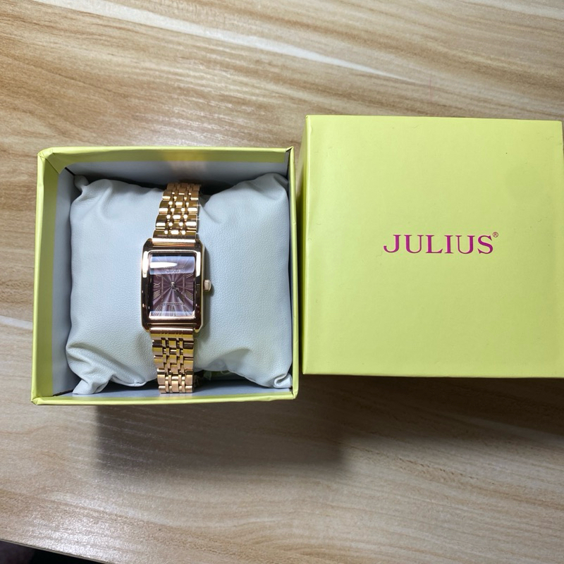 Julius นาฬิกาข้อมือผู้หญิง JA1252 หน้าปัดเหลี่ยมกิมมิคอินเด็กซ์โรมัน ฟิชนิชลุคสวยสมาร์ท