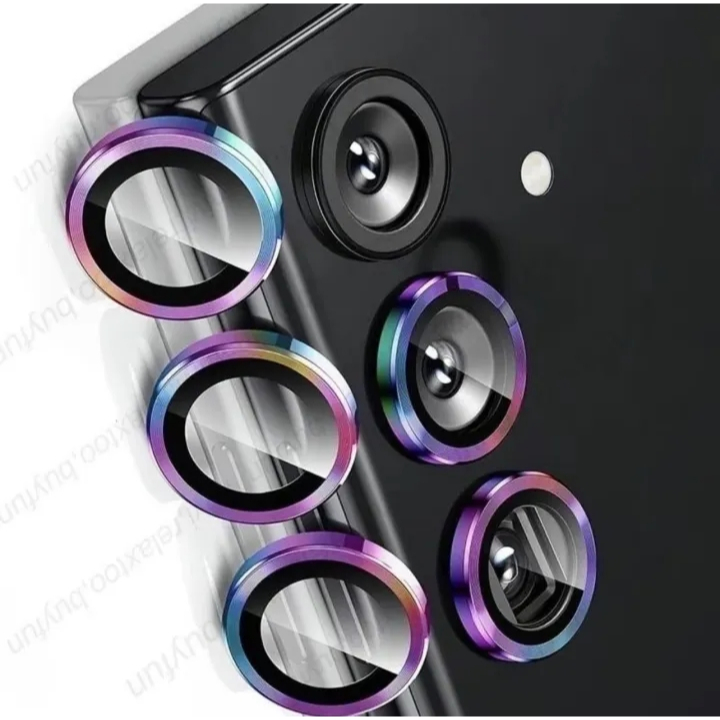 แหวนโลหะกล้องเลนส์ ฟิล์มกล้องRing สําหรับ ซัมซุง samsung S24FE A16 A05 A15 A25 A35 A55 แหวนโลหะกระจกนิรภัยคลุมทั้งหมดฟิล