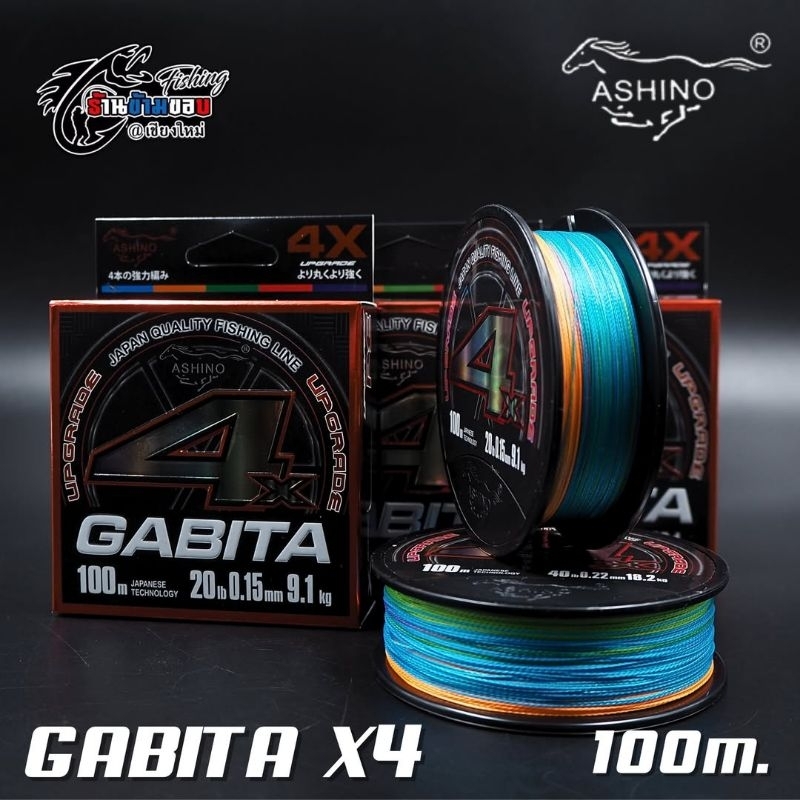 สายPE ASHINO GABITA X4 (ยาว 100m)