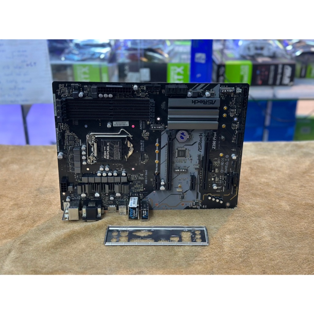 MAINBOARD (เมนบอร์ด) 1151 ASROCK Z390 PRO4