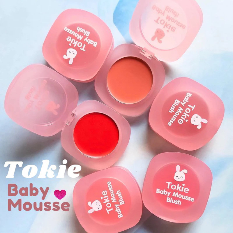 Tokie Baby Mousse Blush  โทกี้ เบบี้ มูส บลัช (4 g.)