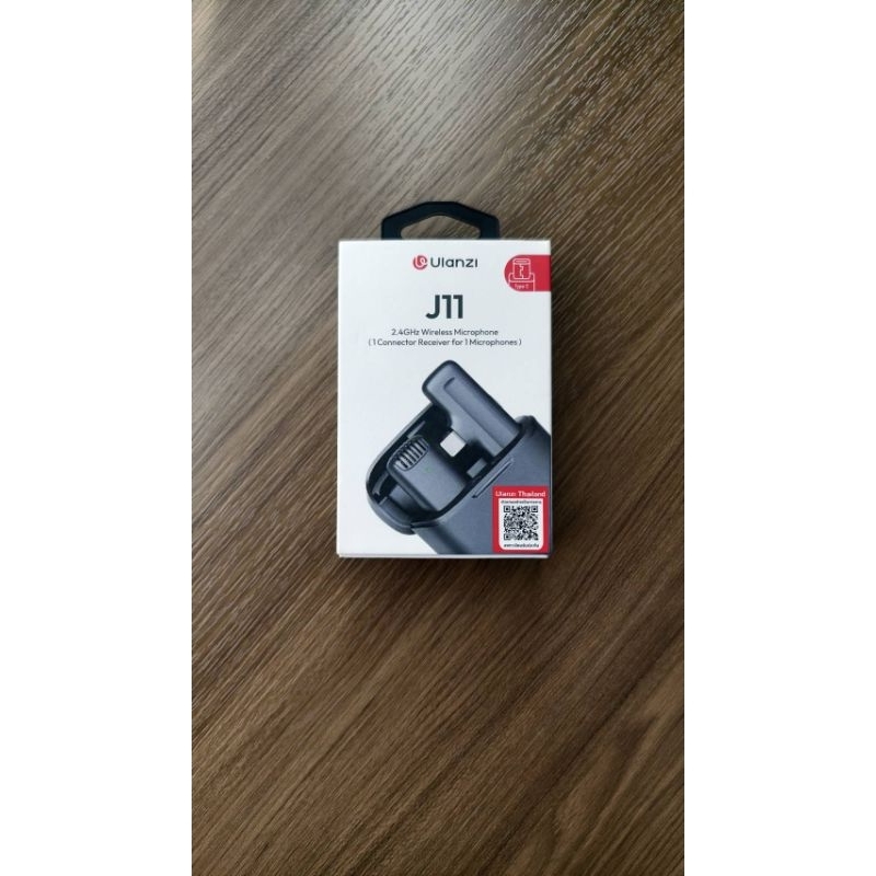 มือสองแท้ ไมค์ Ulanzi J11 Wireless Lavalier Microphone ไมค์ไร้สาย ไมค์ไลฟ์สด สำหรับมือถือ รองรับระบบ