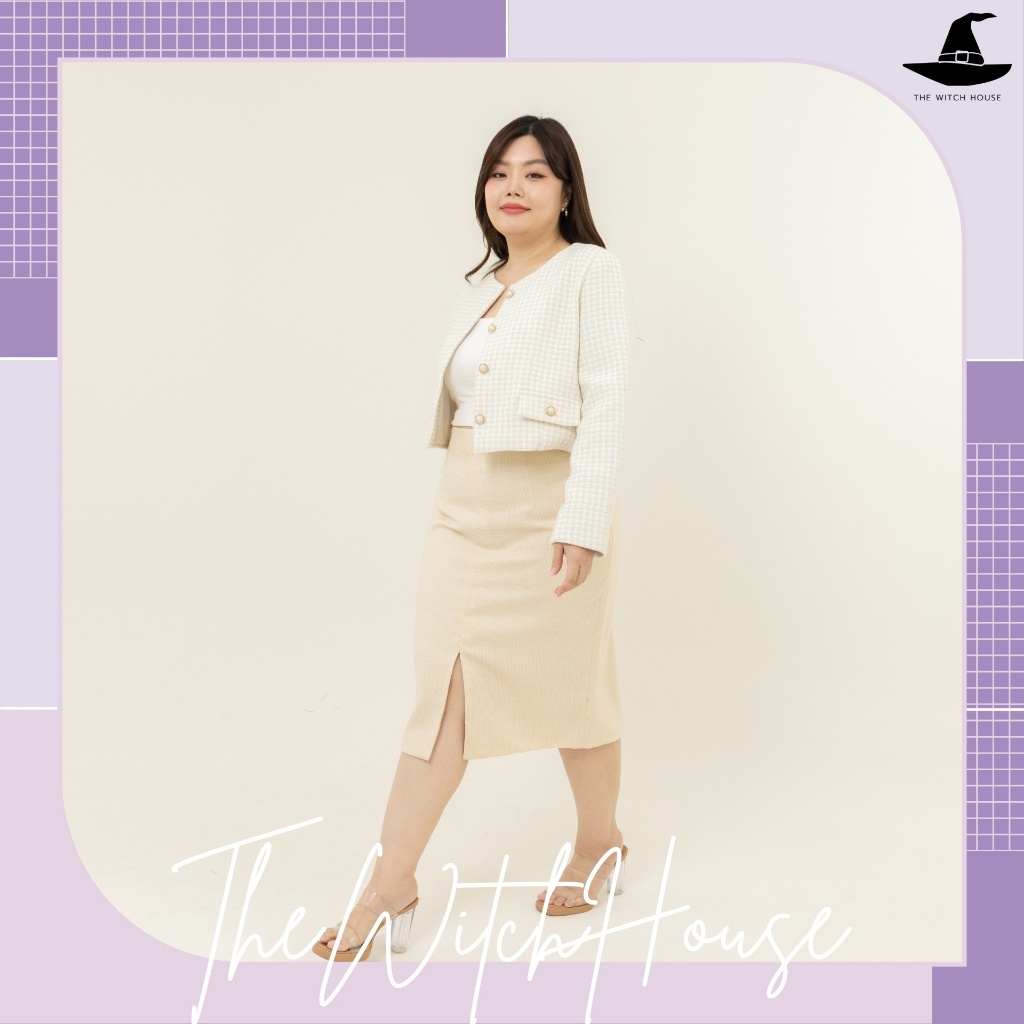 กระโปรง ทรงสอบ (รุ่นใหม่) (W24) The Witch House