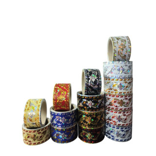 ✨15สี✨ สติกเกอร์ลายไทย NN02 ขนาด5cm x 5m