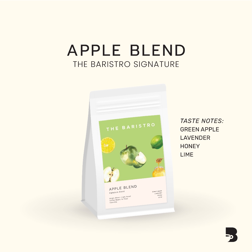 เมล็ดกาแฟ คั่วอ่อน - Apple Blend The Baristro
