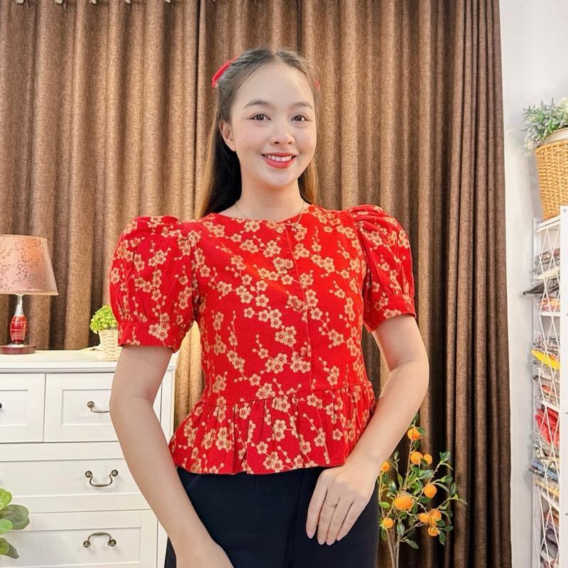 เสื้อพิกุลกระดุมหน้า ตรุษจีน