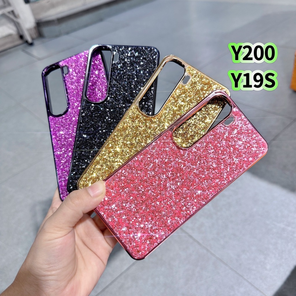 ส่งจากไทย เคสมือถือ สำหรับรุ่น Vivo Y200 (5G) Y19S เคสวีโว่  กากเพชร ดีไซน์สวยหรู  สีสวย น่ารัก กันกระแทก