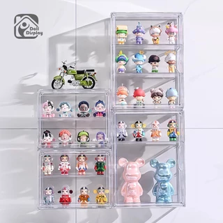 กล่องใส่โมเดล กล่องใส่ art toy กล่อง พลาสติกอย่างดี ป้องกันการเกิดออกซิเดชัน ตู้โชว์ห้องนอนห้องนั่งเล่น