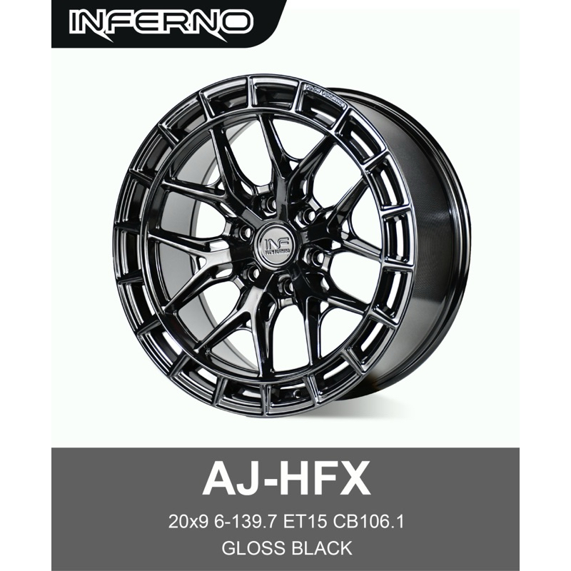 ล้อแม็กขอบ20 6x139.7  FLOW FORMING INFERNO