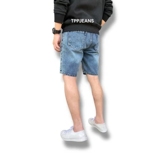 JEANSEXPRESS Short's Jeans กางเกงยีนส์ขาสั้นชาย ทรงเหนือเข่า สีบลูยีนส์ฟอก เป้าซิป Size 28-38 รับชำระปลายทาง