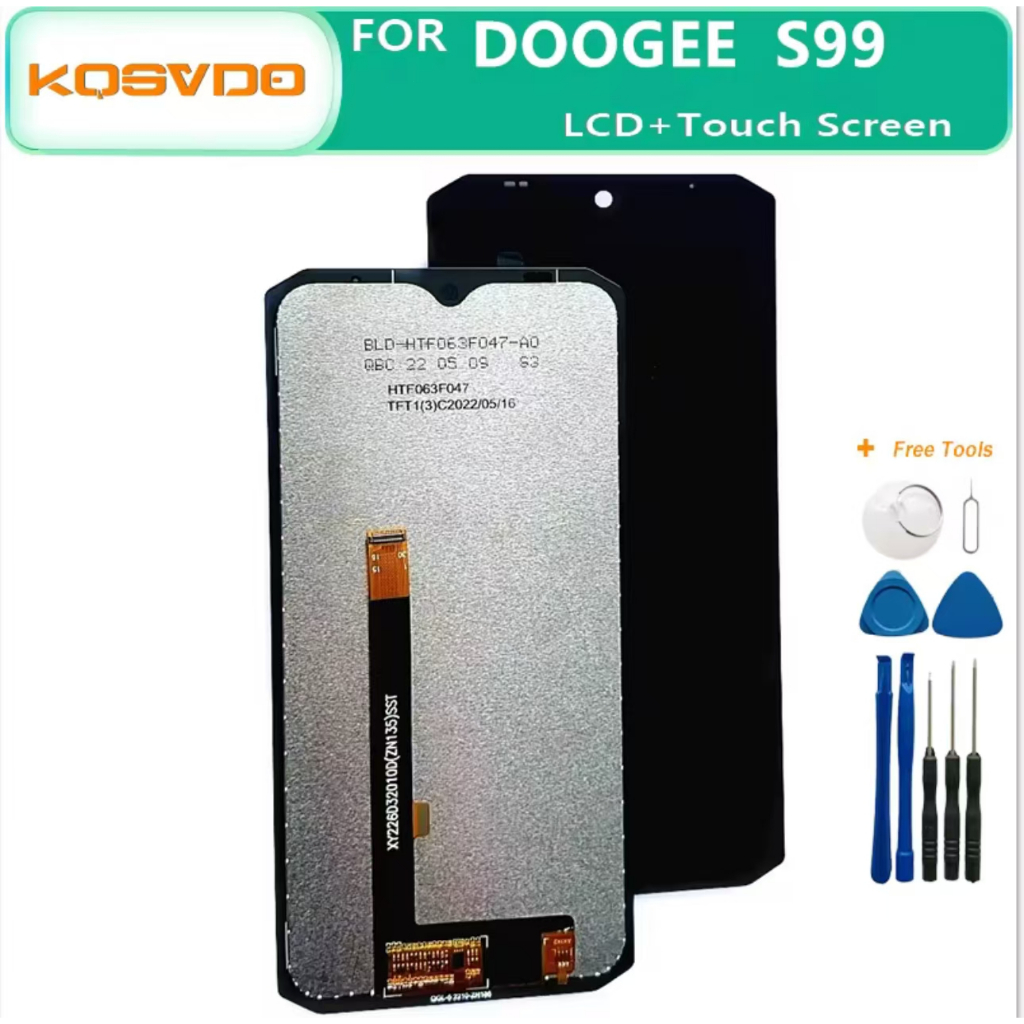 จอแสดงผล LCD เดิมและสัมผัสสำหรับจอแสดงผล LCD Doogee S99 Pro + การเปลี่ยนการประกอบหน้าจอสัมผัสทดสอบ 6