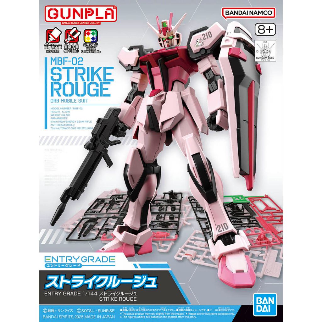 1068321 BANDAI SPIRITS GUNDAM SEED 1/144 ENTRY GRADE STRIKE ROUGE