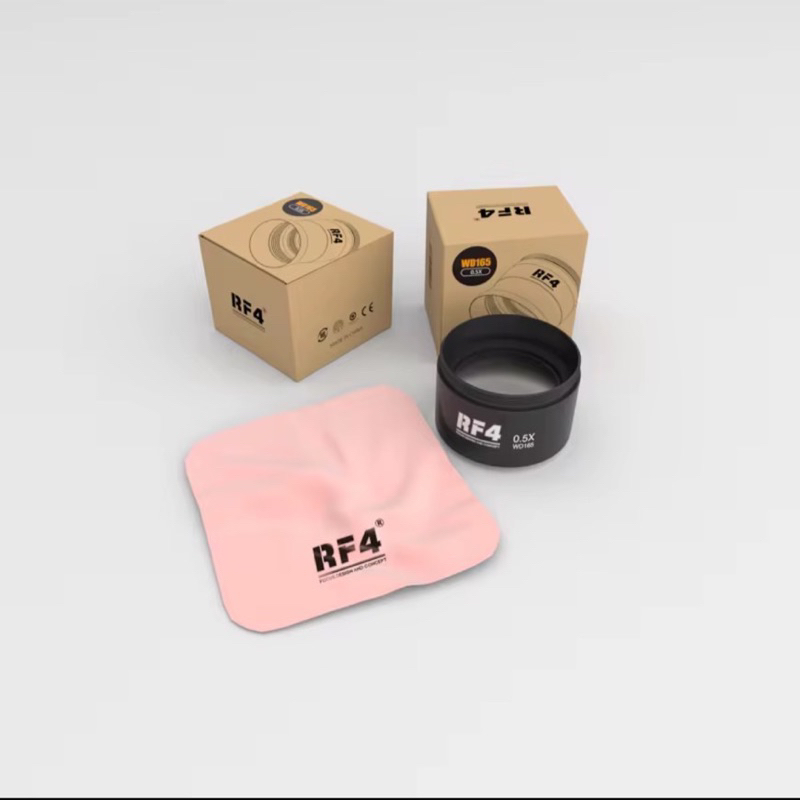 RF4 เลนส์ขยายกล้องจุลทรรศน์ 0.5X 0.7X 0.48X