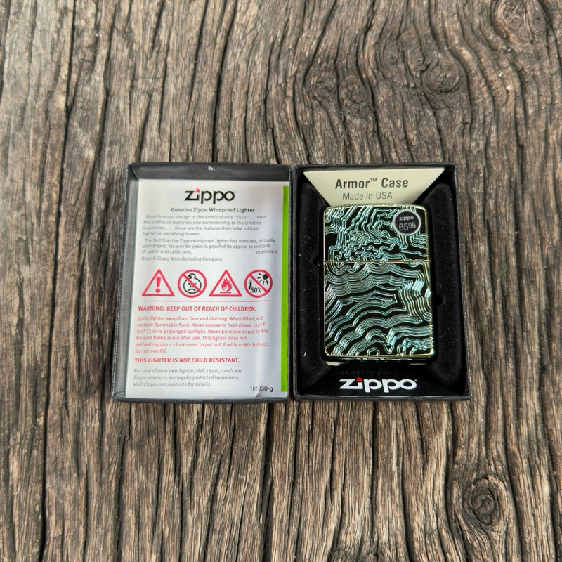 Zippo รุ่น 48917 Armor Map Design ของแท้