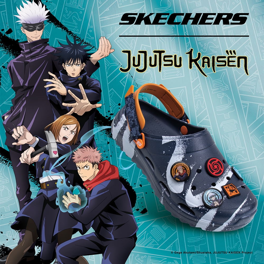 Skechers สเก็ตเชอร์ส รองเท้าผู้ชาย Men Jujutsu Kaisen Foamies Surge - 802021-NVY