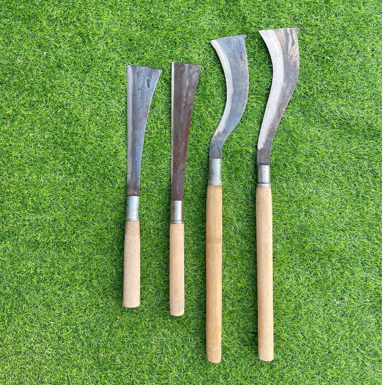 มีดโต้ อีโต้ มีดหัวตัด ใบมีดผลิตจากแหนบ มีดหวดเหล็กแหนบ