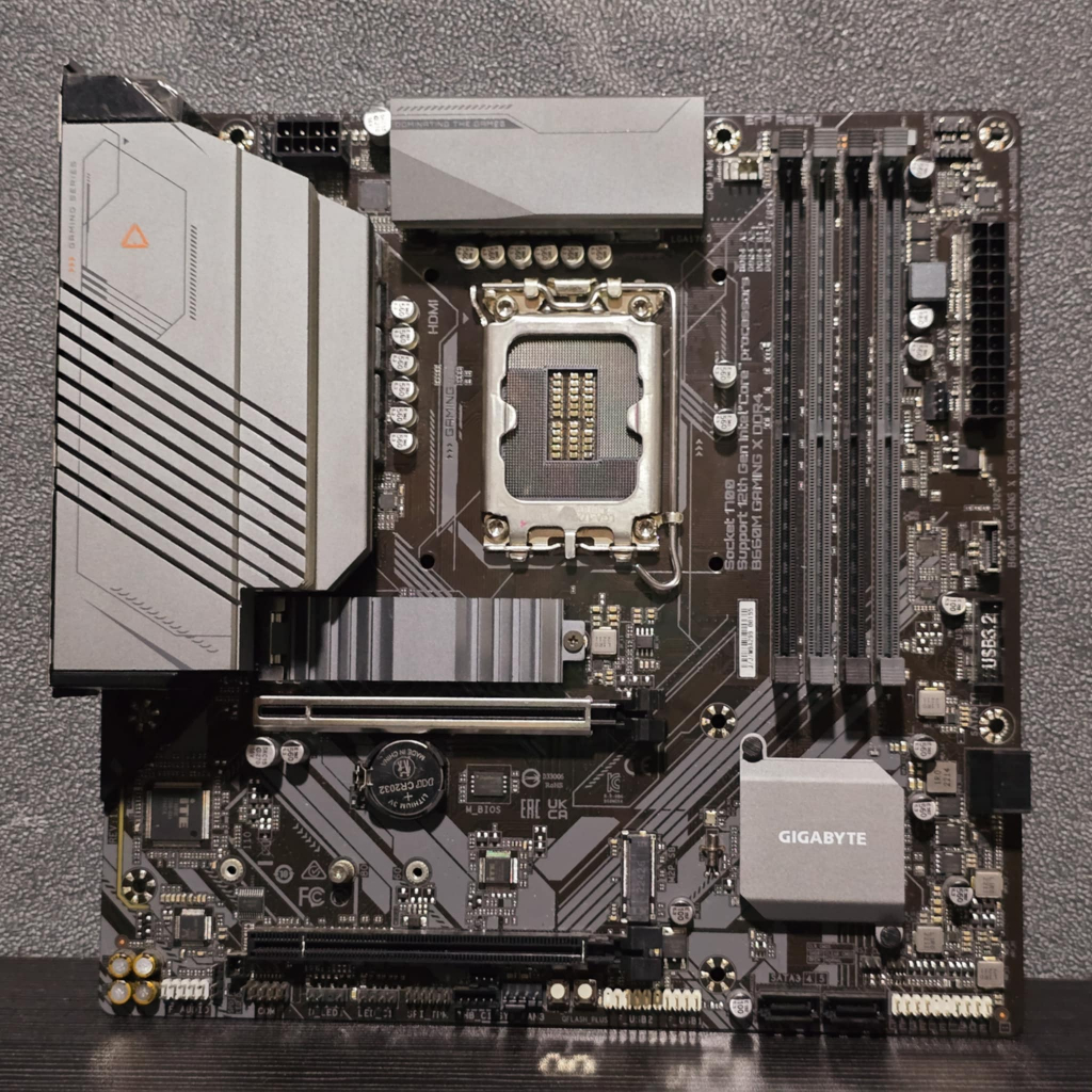 MAINBOARD (เมนบอร์ด) LGA 1700 GIGABYTE B660M GAMING X DDR4 สินค้ามือ2 (มีแค่ตัว MB) ใช้งานปกติ/มีประ