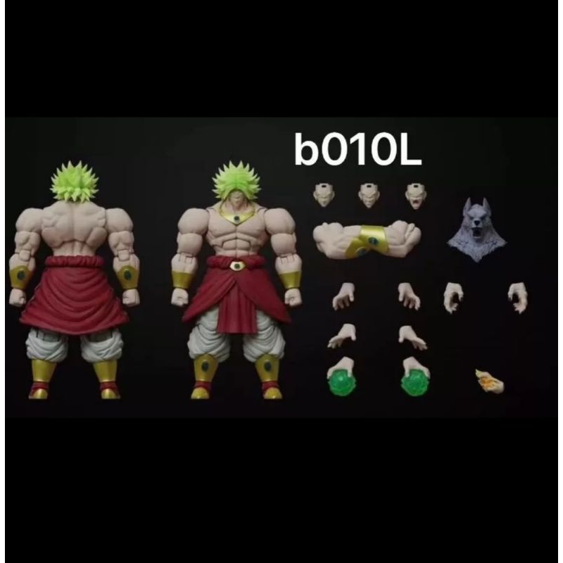 KONG Studio Beast Deities B010L Fenrir Broly Appearance Ver. Action Figure กล่องด้านหลังมีรอยยับจากข