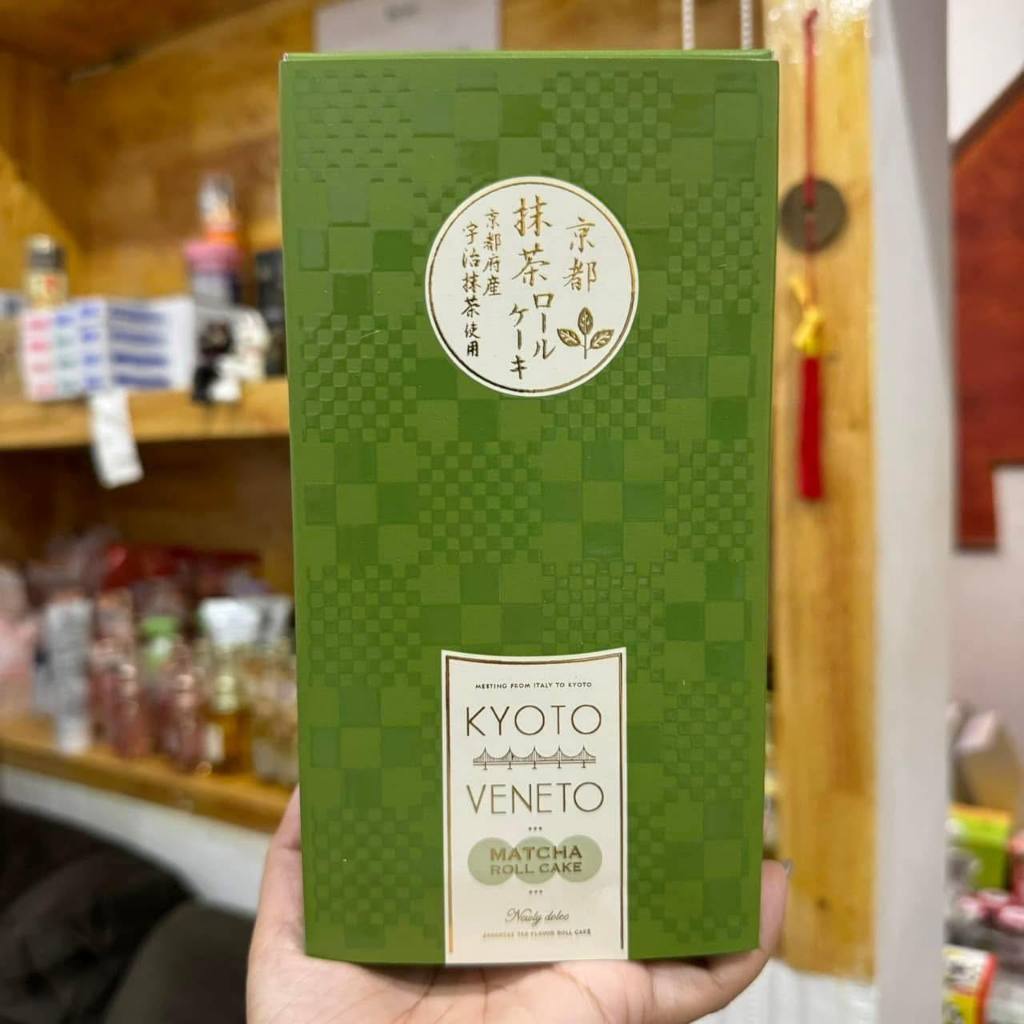 KYOTO VENETO MATCHA ROLL CAKE โรลมัทฉะของฝากจากเกียวโต