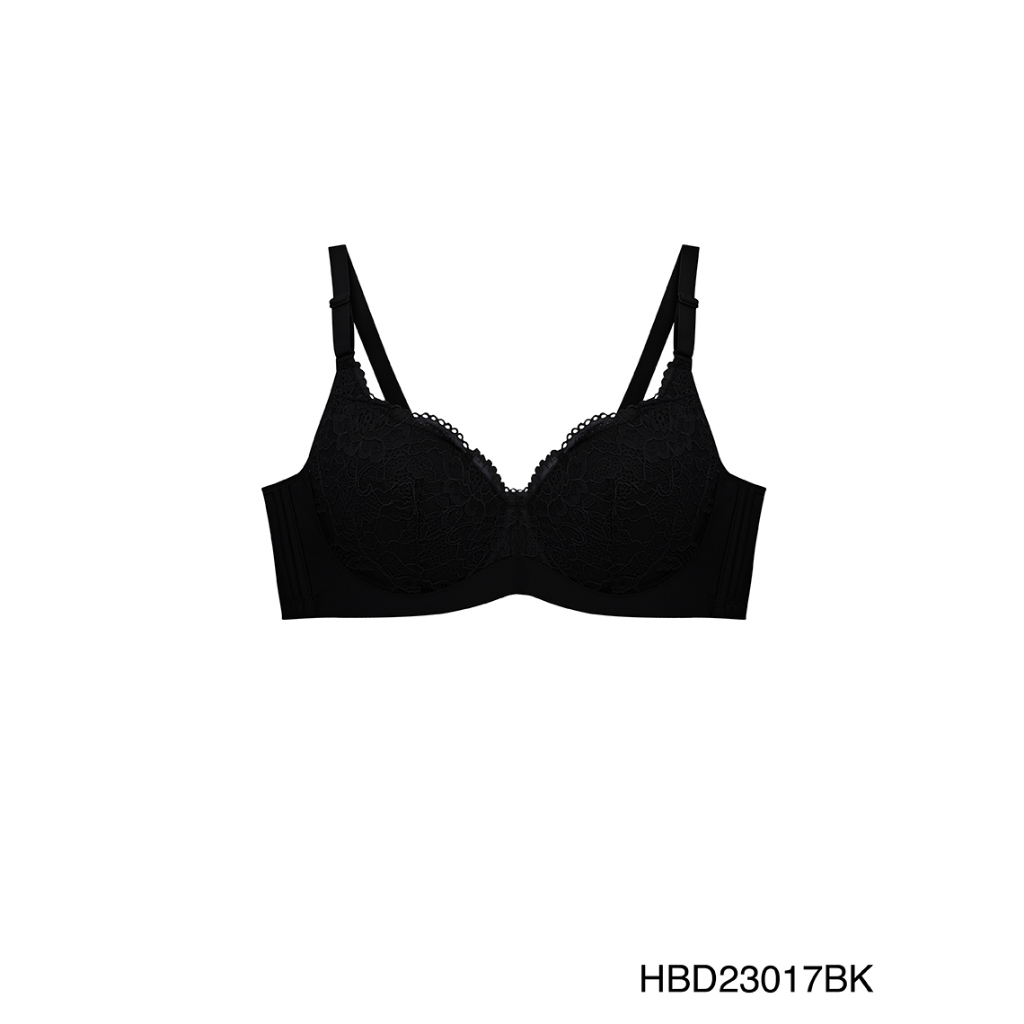 Sabina Habpy Perfect Bra Level 1 เสื้อชั้นใน มีโครง รหัส HBD24017BK - สีดำ
