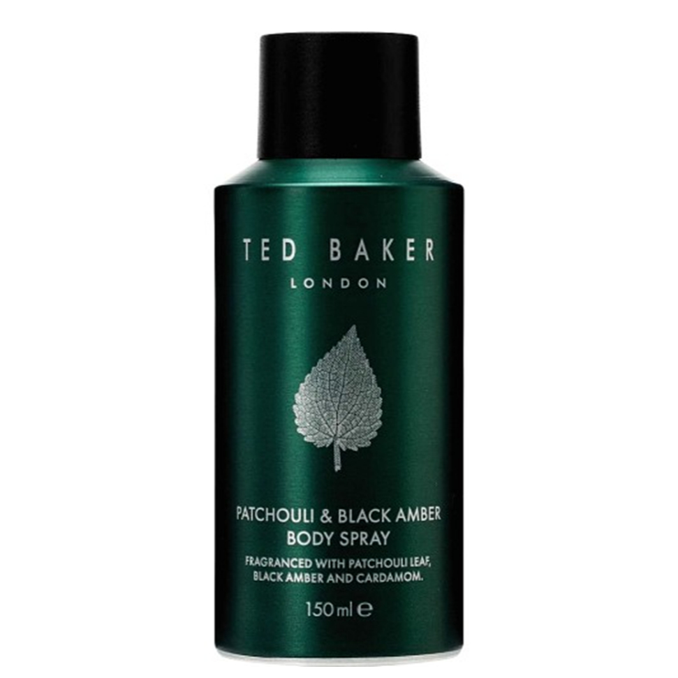 Ted Baker London Patchouli & Black Amber Body Spray 150ml. เท็ด เบเกอร์ ผลิตภัณฑ์ระงับกลิ่นกาย