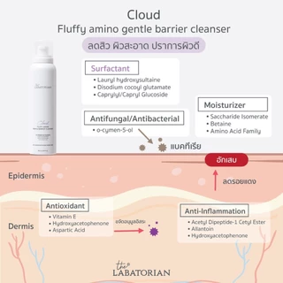 THE LABATORIAN CLOUD FLUFFY AMINO GENTLE BARRIER CLEANSER