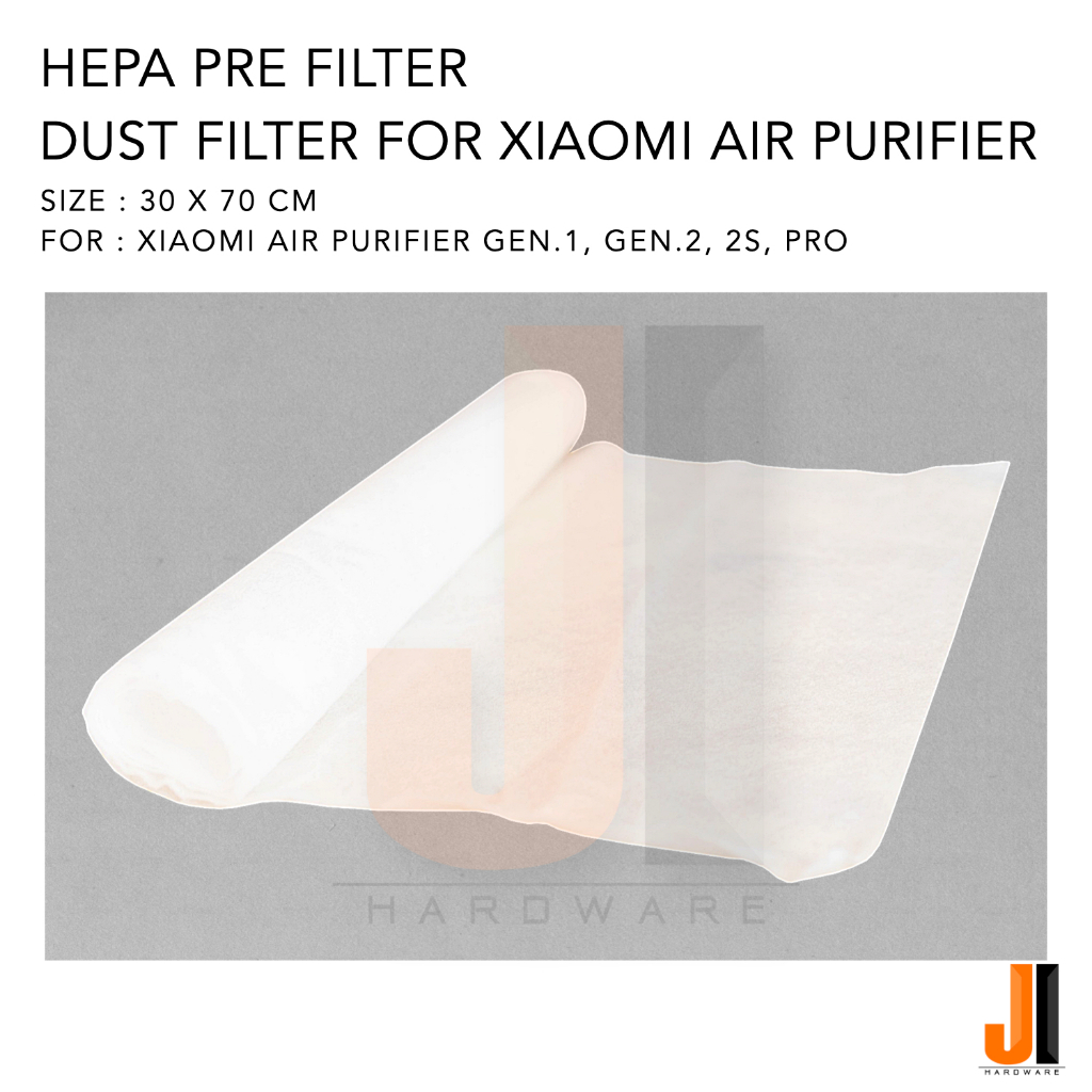 แผ่นกรองอากาศเอนกประสงค์ (Pre Filter HEPA) ใช้สำหรับเครื่องกรองอากาศ Xiaomi รุ่น 1, 2, 2S และ Pro ขน