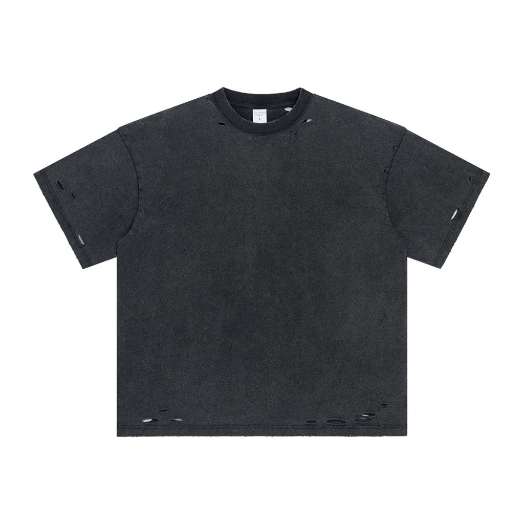[พร้อมส่ง] Spenzer.street |   destroyed tee v.2 เสื้อผ้าสตรีท เนื้อผ้าดี คุณภาพเยี่ยม ทันกระแส unisex 2025 ขายดี